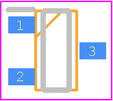 SI2306 - MDD PCB footprint - SOT23 (3-Pin) - SOT23 (3-Pin) - SOT-23 (Thickness 1.40mm)