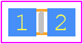 04381.75WRA - LITTELFUSE PCB footprint - Fuses Chip - Fuses Chip - 0438.750WRA