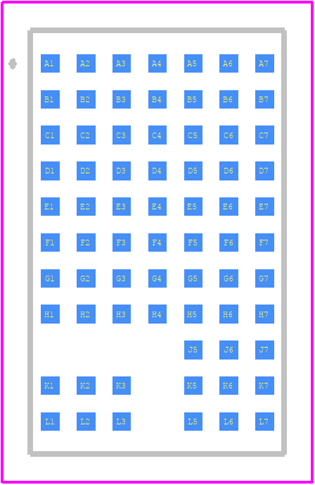 LTM8031IV#PBF - Analog Devices PCB footprint - Other - Other - LGA Package 71-Lead (15mm × 9mm × 2.82mm)