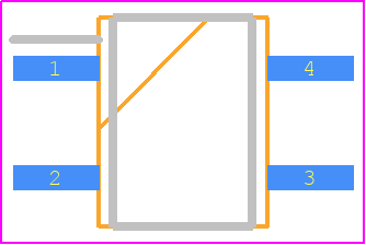 MB10F - Rectron PCB footprint - Small Outline Packages - Small Outline Packages - MB10F