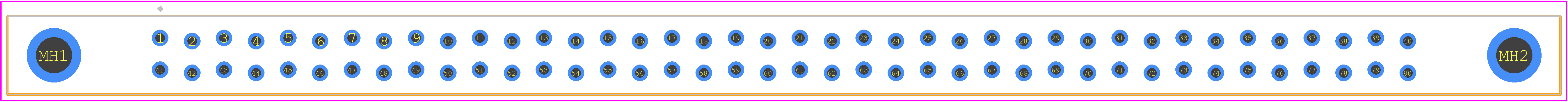 530776-6 - TE Connectivity PCB footprint - Other - Other - 530776-6-3