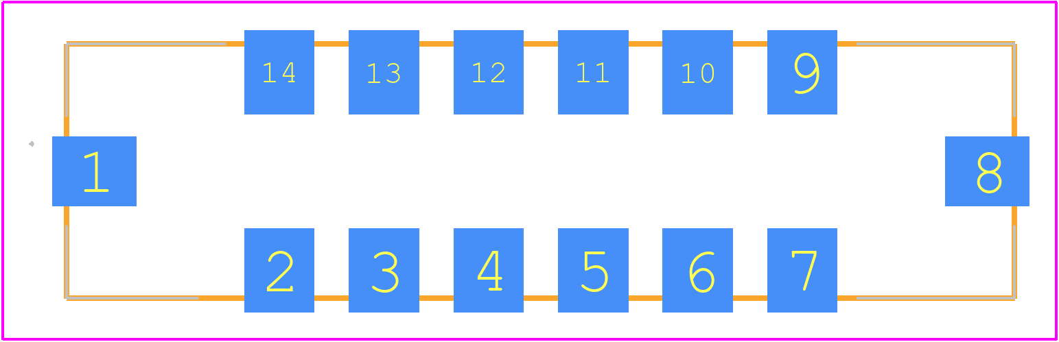 BPF-A355+ - Mini-Circuits PCB footprint - Other - Other - BPF-A355+-2