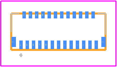 FH26-25S-0.3SHW(99) - Hirose PCB footprint - Other - Other - FH26-25S-0.3SHW(99)-1