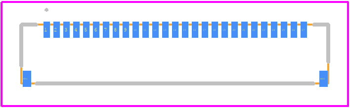 FH19C-27S-0.5SH(99) - Hirose PCB footprint - Other - Other - FH19C-27S-0.5SH(99)-2