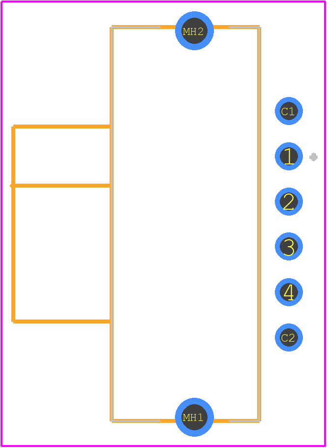 SLB1470R - Apem PCB footprint - Other - Other - SLB1470R-2