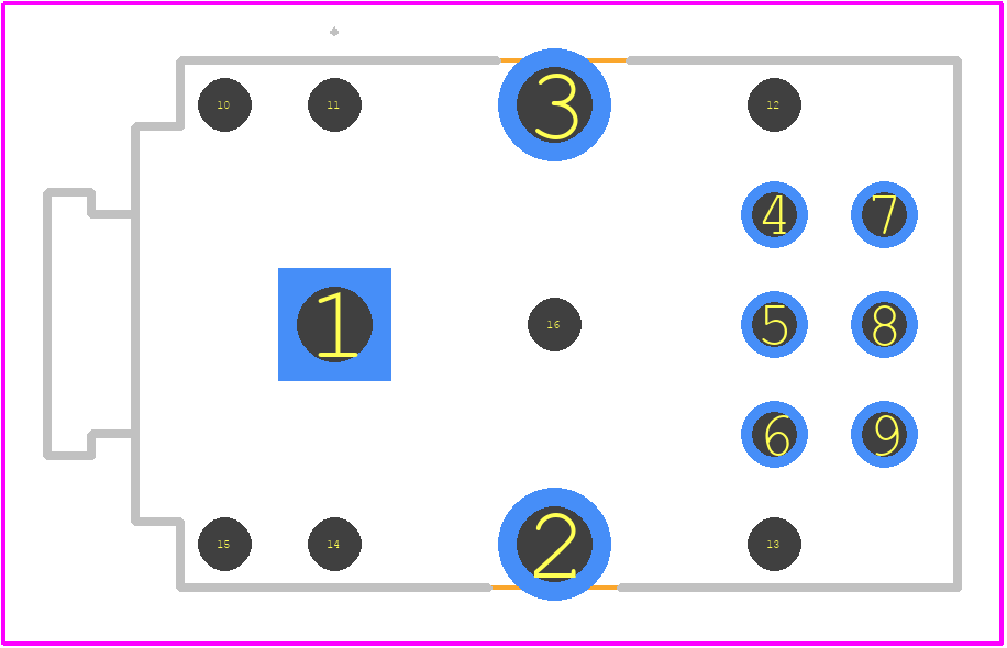SJ-3579AN - Same Sky PCB footprint - Other - Other - SJ-3579AN-3