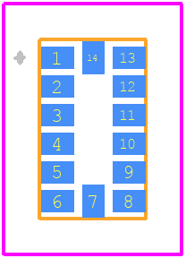 MMA7361L - NXP PCB footprint - Other - Other - MMA7361L-1