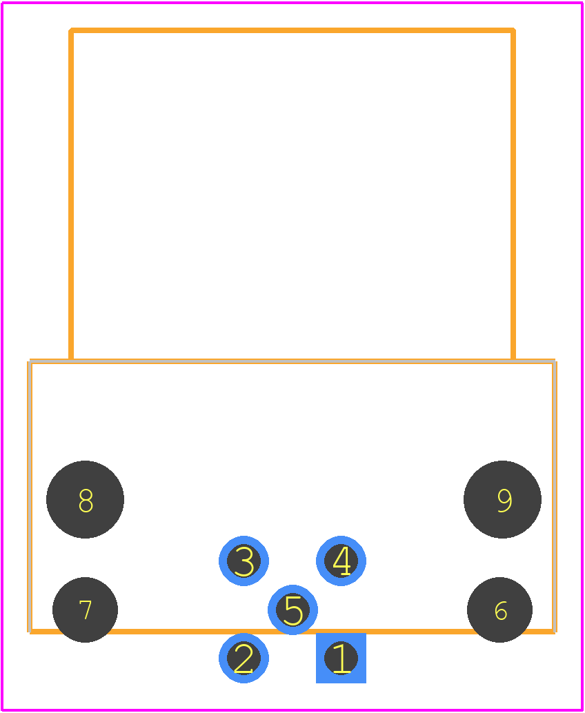 43-01198 - CONEC PCB footprint - Other - Other - 43-01198