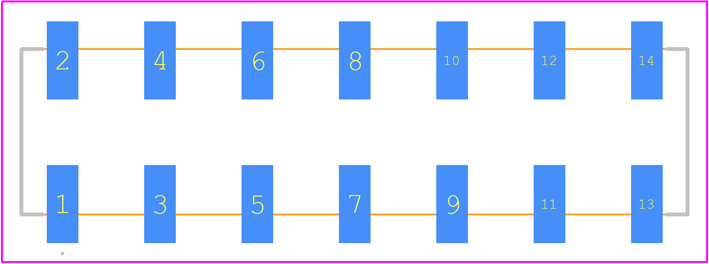 1473670000 - Weidmüller PCB footprint - Other - Other - 1473670000-2