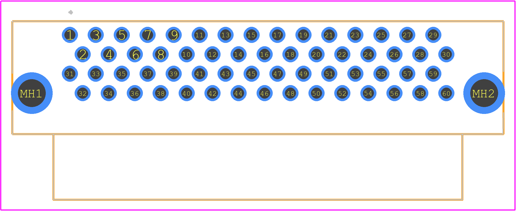 1734037-6 - TE Connectivity PCB footprint - Other - Other - 1734037-6-2