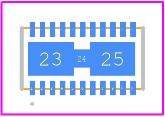 LTC4091EDJC#TRPBF - Analog Devices PCB footprint - Other - Other - DJC Package 22-Lead Plastic DFN (6mm × 3mm)