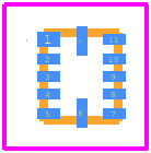 NTS0104GU12,115 - NXP PCB footprint - Other - Other - SOT1174-1 (XQFN12)-1
