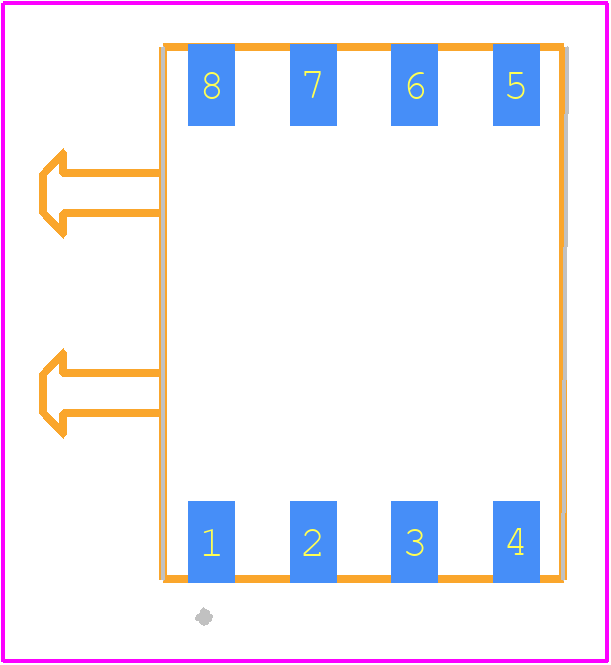 HSCMRRD001PDSA5 - Honeywell PCB footprint - Other - Other - HSCMRRD001PDSA5-3