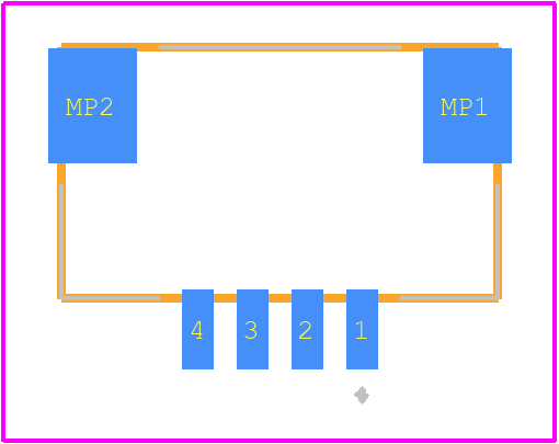 DF14A-4P-1.25H(54) - Hirose PCB footprint - Other - Other - DF14A-4P-1.25H(54)-2