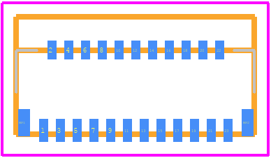 FH35C-23S-0.3SHW(99) - Hirose PCB footprint - Other - Other - FH35C-23S-0.3SHW(99)-1