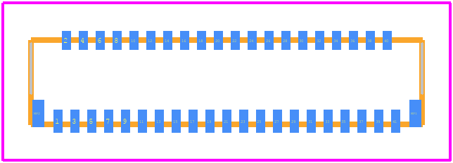 FH35C-41S-0.3SHW(99) - Hirose PCB footprint - Other - Other - FH35C-41S-0.3SHW(99)