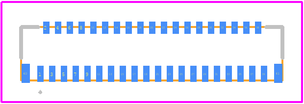 FH36W-39S-0.3SHW(99) - Hirose PCB footprint - Other - Other - FH36W-39S-0.3SHW(99)-4