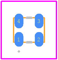DSC1001DI1-024.0000 - Microchip PCB footprint - Other - Other - 4-Lead Very Thin Plastic Dual Flat,No Lead Package  (J5A)-2.5x2x0.9mm Body [VDFN]