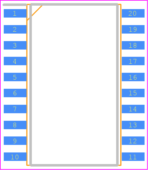 TP-UART - SIEMENS PCB footprint - Small Outline Packages - Small Outline Packages - TP-UART