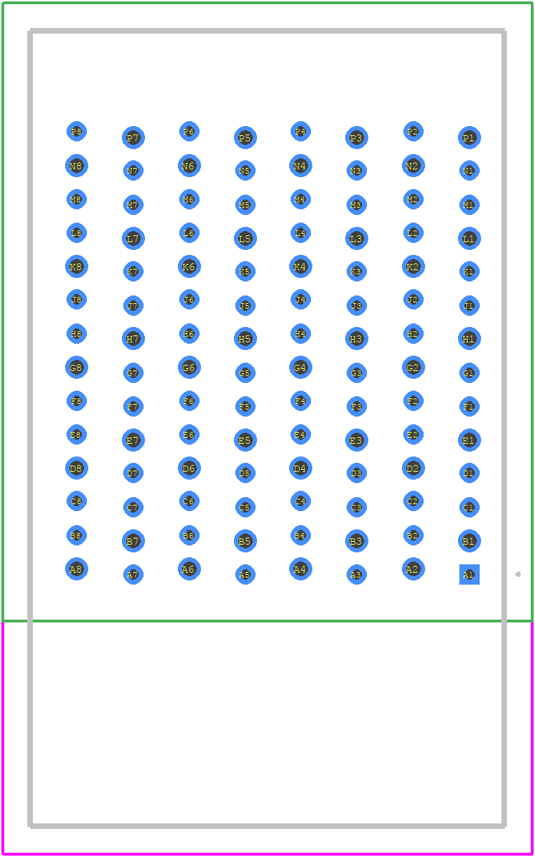 EBTF-4-08-2.0-S-RA-1 - SAMTEC PCB footprint - Other - Other - EBTF-4-08-2.0-S-RA-1-2