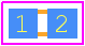 VJ0402Y103KCXAC - Vishay PCB footprint - Capacitor Chip Non-polarised - Capacitor Chip Non-polarised - vj0402-ren1