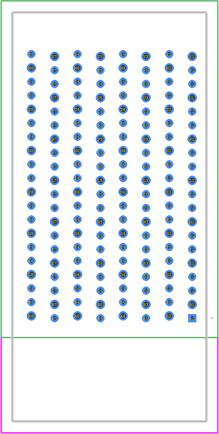 EBTF-6-08-2.0-S-RA-1 - SAMTEC PCB footprint - Other - Other - EBTF-6-08-2.0-S-RA-1-3