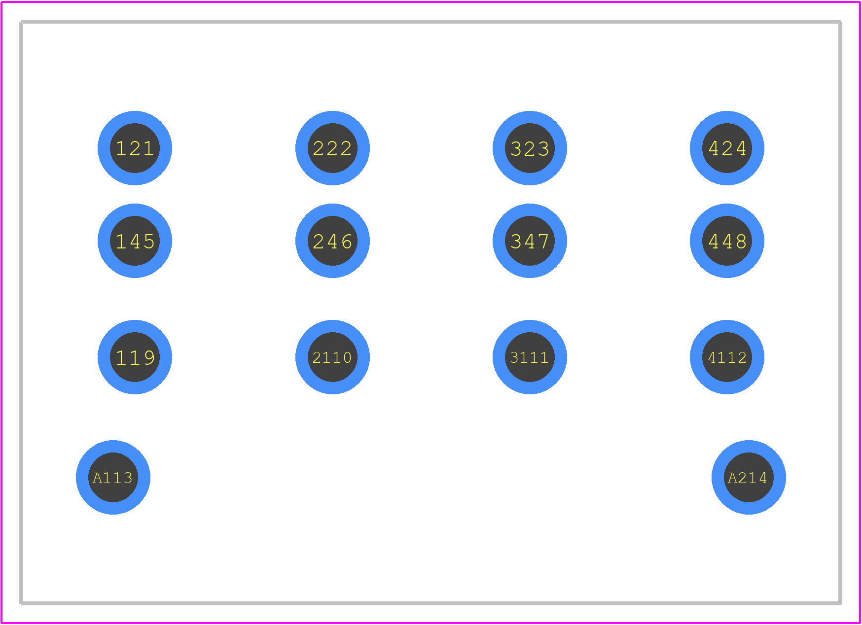 96.14SMA - FINDER PCB footprint - Other - Other - 96.14SMA-1