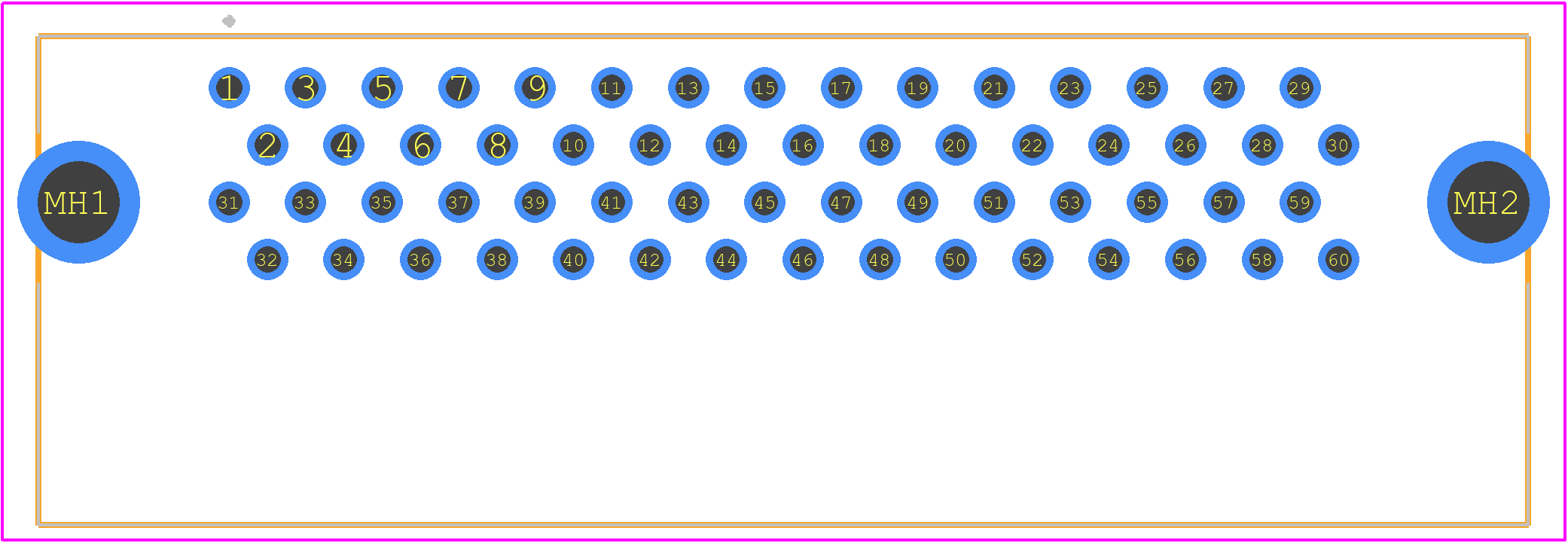 5176381-2 - TE Connectivity PCB footprint - Other - Other - 5176381-2-1