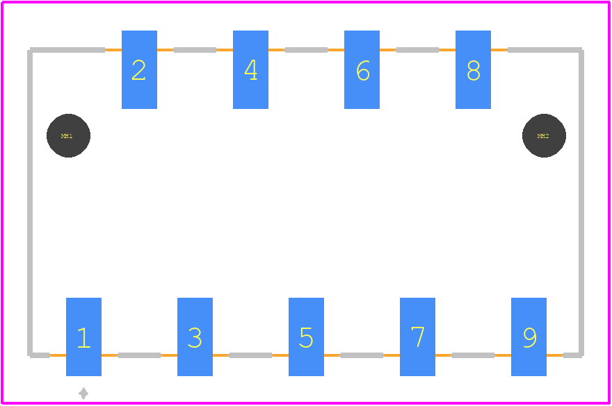 70ADJ-5-ML1 - Bourns PCB footprint - Other - Other - 70ADJ-5-ML1-1