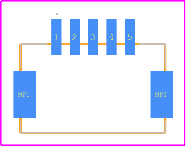 213226-0510 - Molex PCB footprint - Other - Other - 213226-0510-1