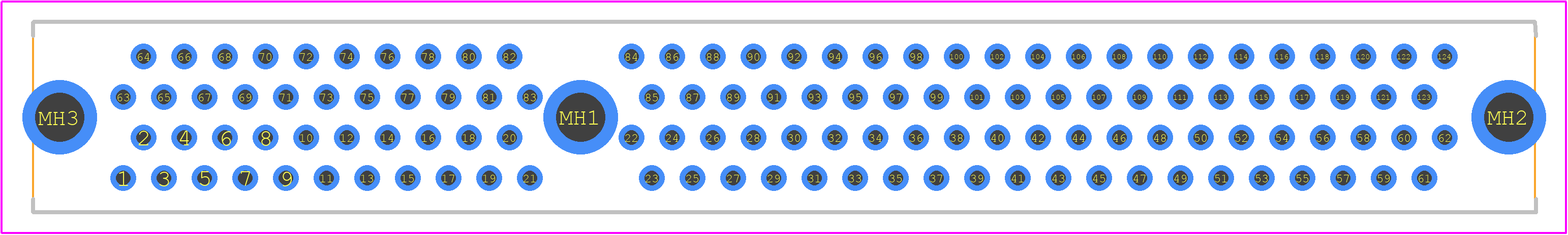 5145263-3 - TE Connectivity PCB footprint - Other - Other - 5145263-3-1