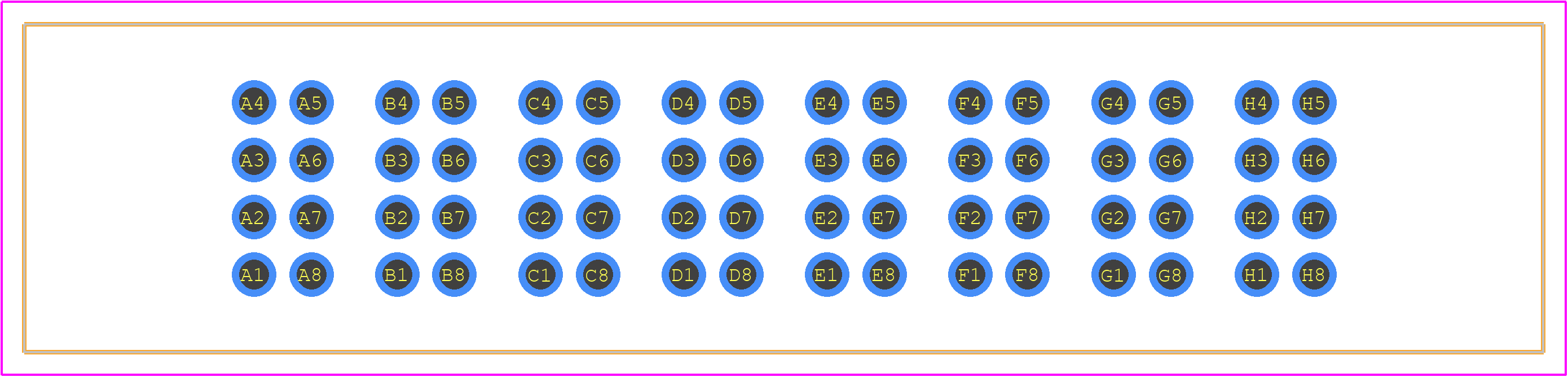 PET-08-02-L-VT - SAMTEC PCB footprint - Other - Other - PET-08-02-L-VT-2