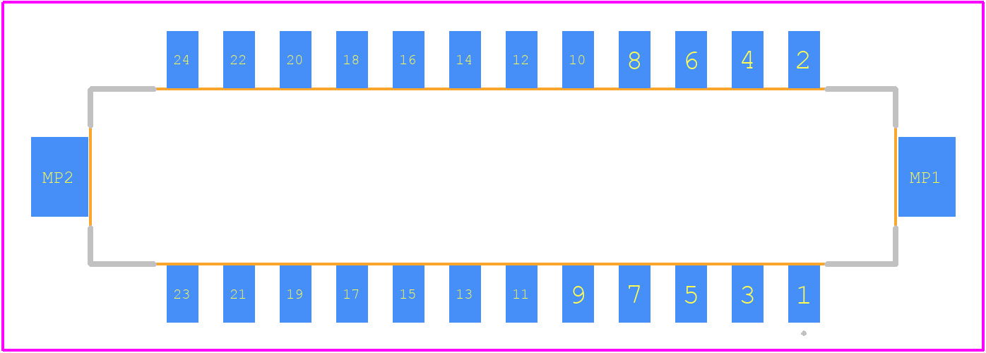 DF11C-24DP-2V(57) - Hirose PCB footprint - Other - Other - DF11C-24DP-2V(57)-1