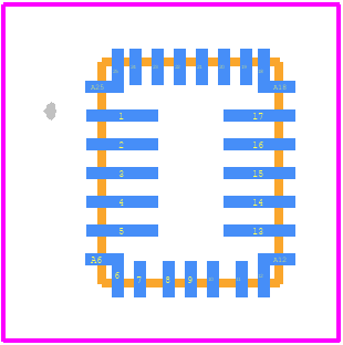 MPQ4480GV-AEC1-P - Monolithic Power Systems (MPS) PCB footprint - Other - Other - QFN-25 (4mm x 5mm) 