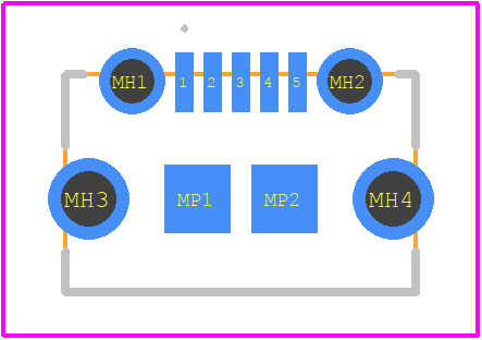 10118194-0001LF/BKN - Amphenol PCB footprint - Other - Other - 10118194-0001LF/BKN-6