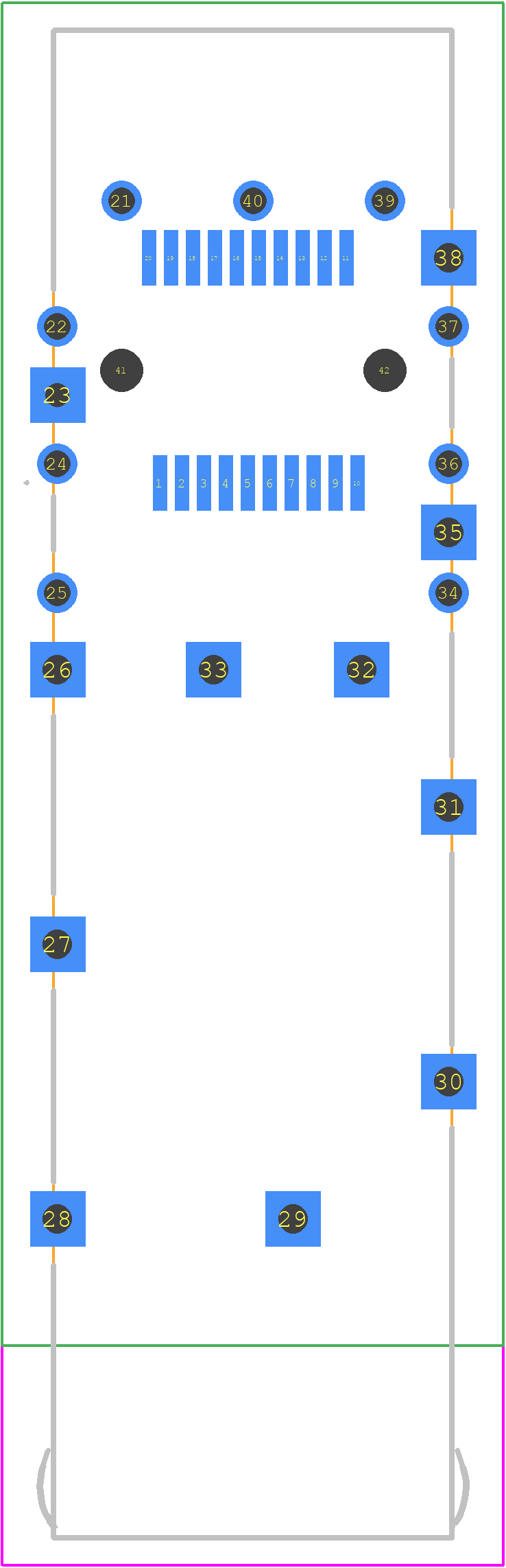 1367629-2 - TE Connectivity PCB footprint - Other - Other - 1367629-2-3