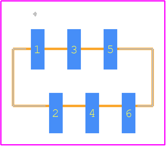 292231-6 - TE Connectivity PCB footprint - Other - Other - 292231-6-1