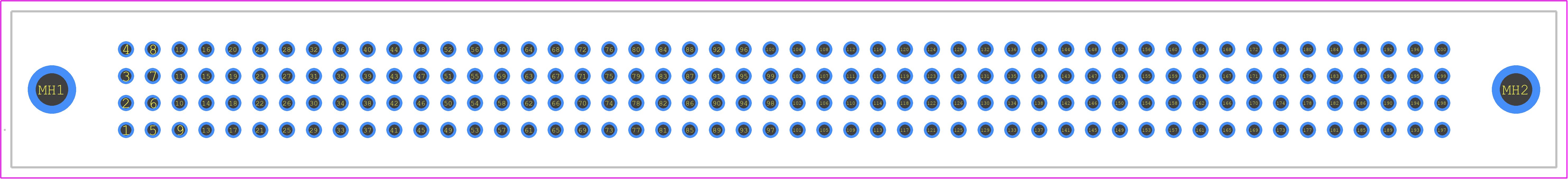 532436-7 - TE Connectivity PCB footprint - Other - Other - 532436-7-2