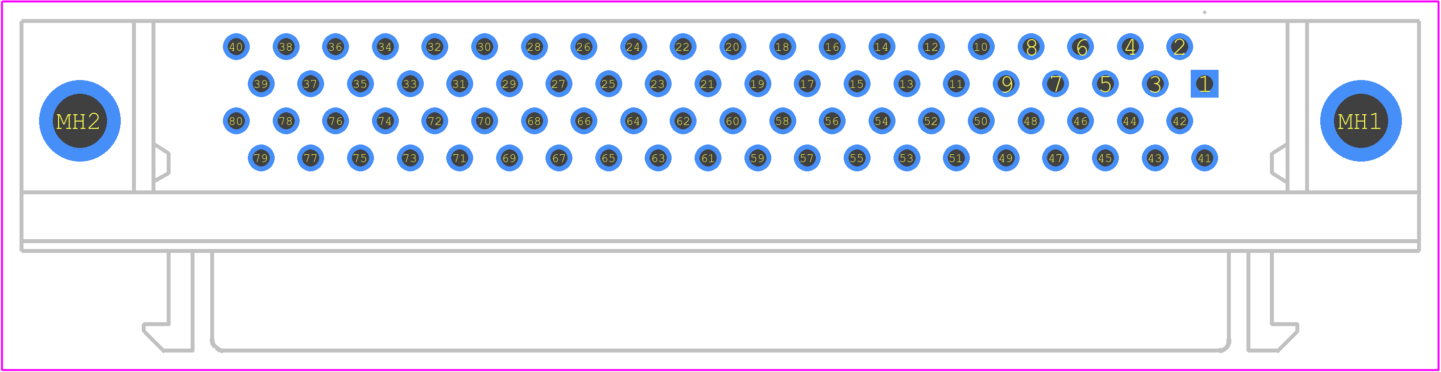 5787394-8 - TE Connectivity PCB footprint - Other - Other - 5787394-8-1
