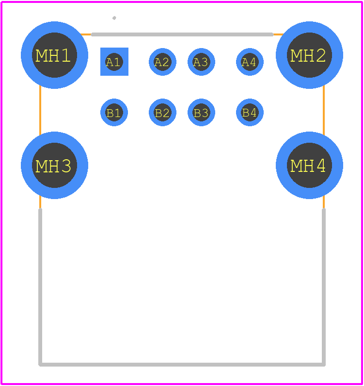 5787617-8 - TE Connectivity PCB footprint - Other - Other - 5787617-8-1