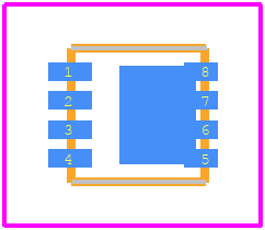 SI7113ADN-T1-GE3 - Vishay PCB footprint - Other - Other - PowerPAK® 1212-8 Single_2