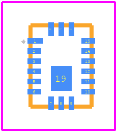 88PG877-A3-NFB1C000 - Marvell PCB footprint - Other - Other - 3x4 QFN-18
