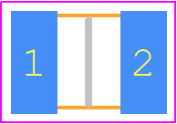 B72530T300K62 - TDK PCB footprint - Varistors Chip - Varistors Chip - B72530T300K62