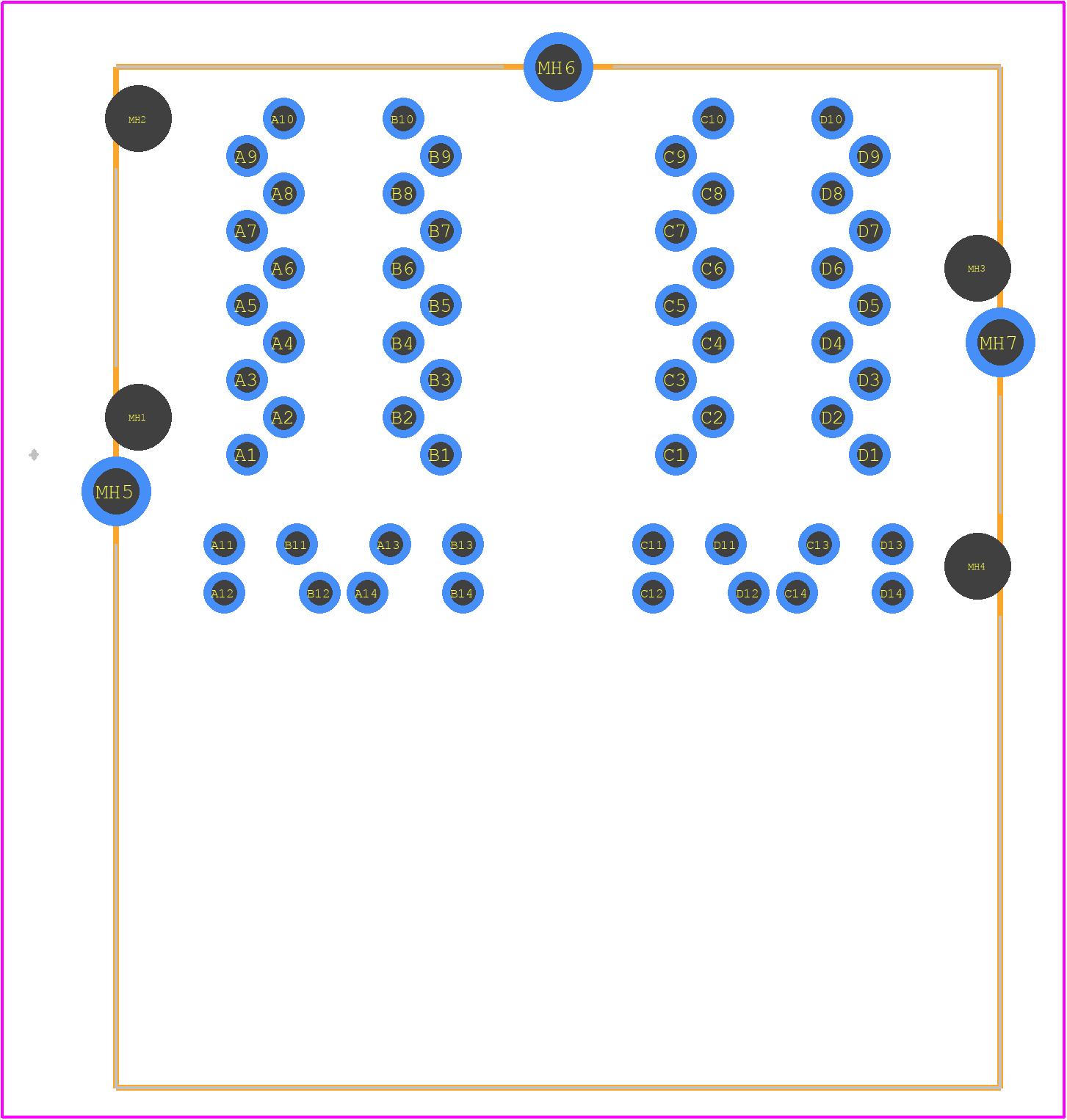 C850-2C2R-54 - BelFuse PCB footprint - Other - Other - C850-2C2R-54-3