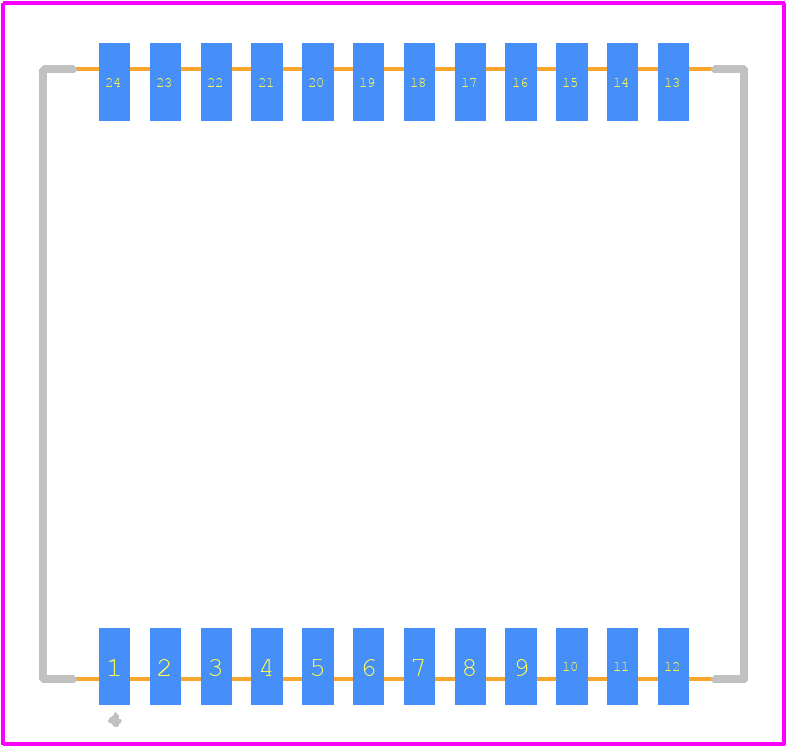 HX5062FNLT - Yageo Group PCB footprint - Other - Other - HX5062FNLT-1