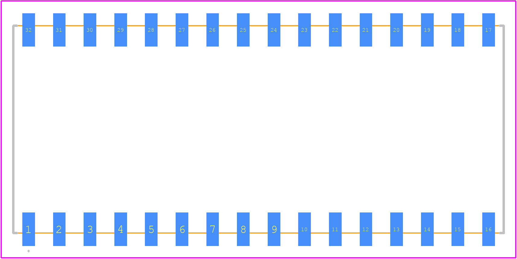 ICF-632-S-O-TR - SAMTEC PCB footprint - Other - Other - ICF-632-S-O-TR-1