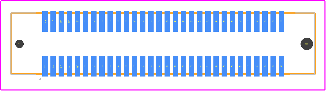 6123001-2 - TE Connectivity PCB footprint - Other - Other - 6123001-2-2