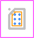 MAX2674EWT+ - Analog Devices PCB footprint - BGA - BGA - W61B1+1_1