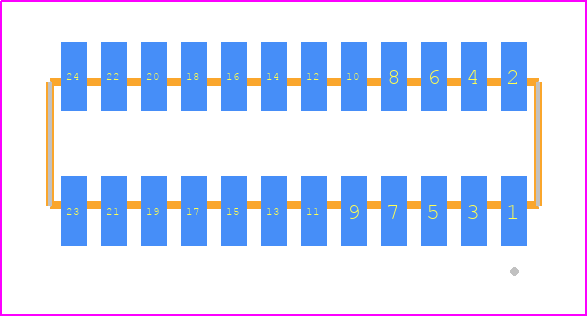 MLE-112-01-G-DV - SAMTEC PCB footprint - Other - Other - MLE-112-01-G-DV