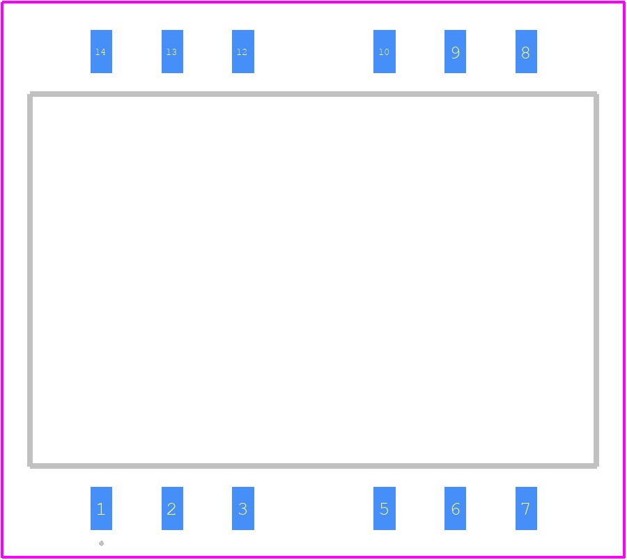 PE-69012 - Pulse Electronics PCB footprint - Other - Other - PE-69012-8